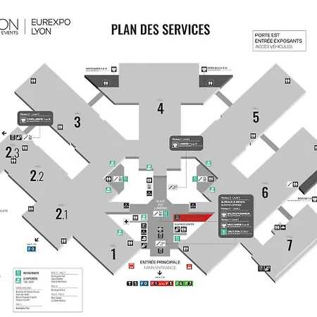 Lumineux Proche Eurexpo Lyon, Groupama Stadium Et Arena * Брон